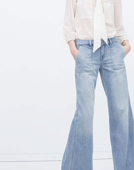 Square Pocket Jeans